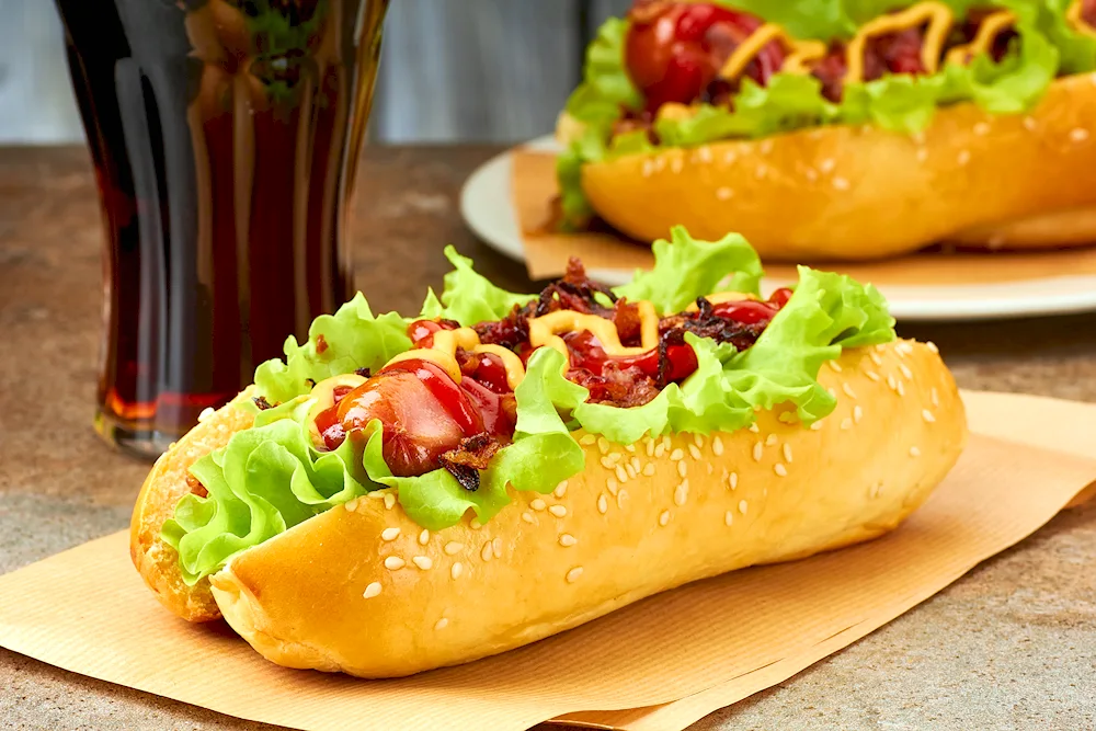Hot dog Danish hot dog