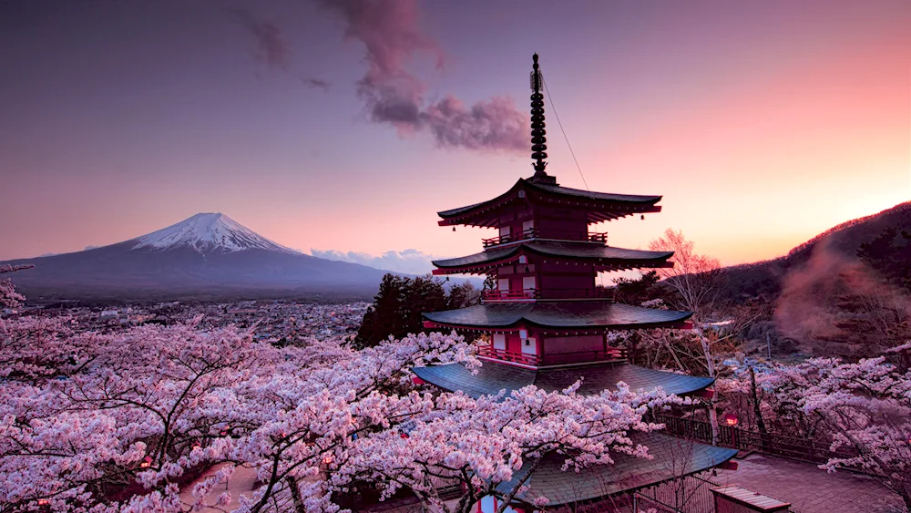 Fuji Temple of Japan.