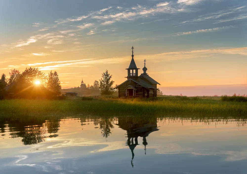 The village of Rodionovo in the Leningrad region
