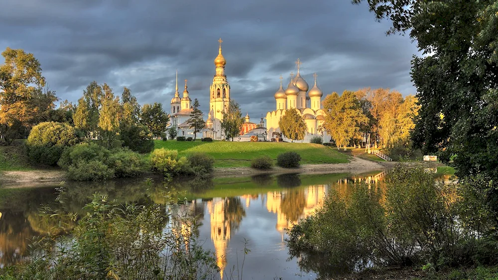 The Church on the bank of the Vologda River