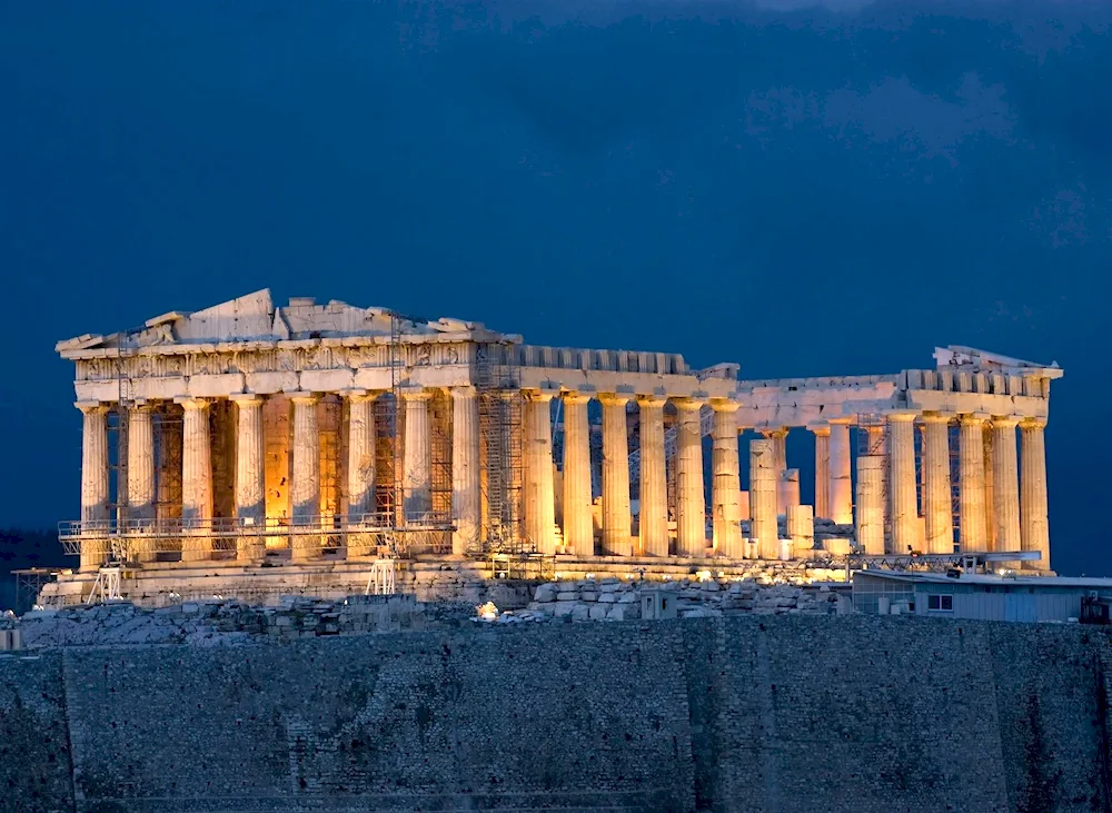 The Parthenon Temple in Athens