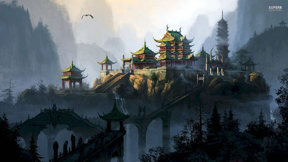 Concept art environment Japan