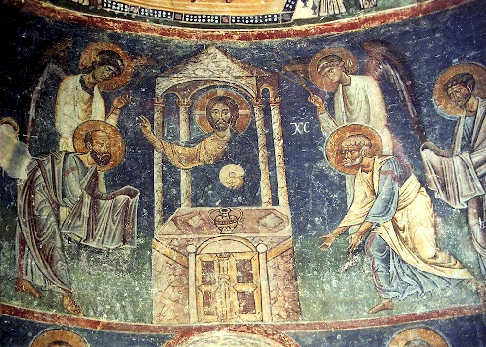 The Church of St Sophia Ohrid frescoes
