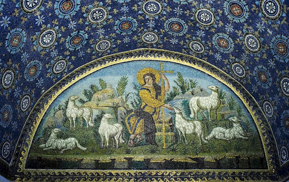 Christ the Good Shepherd mausoleum of Gaul Placidia