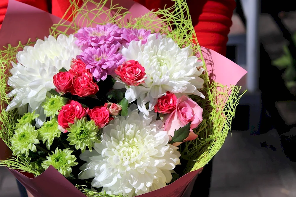 Chrysanthemum bouquet celebration