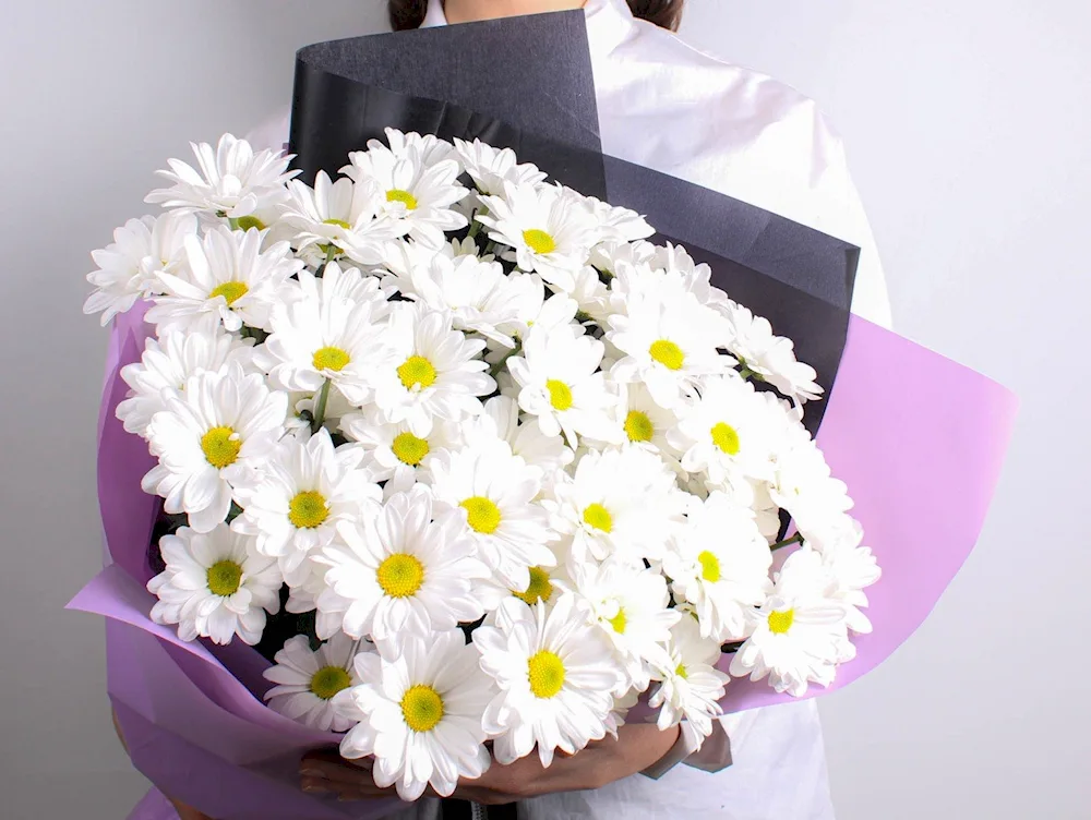 Bouquet rose and chrysanthemum