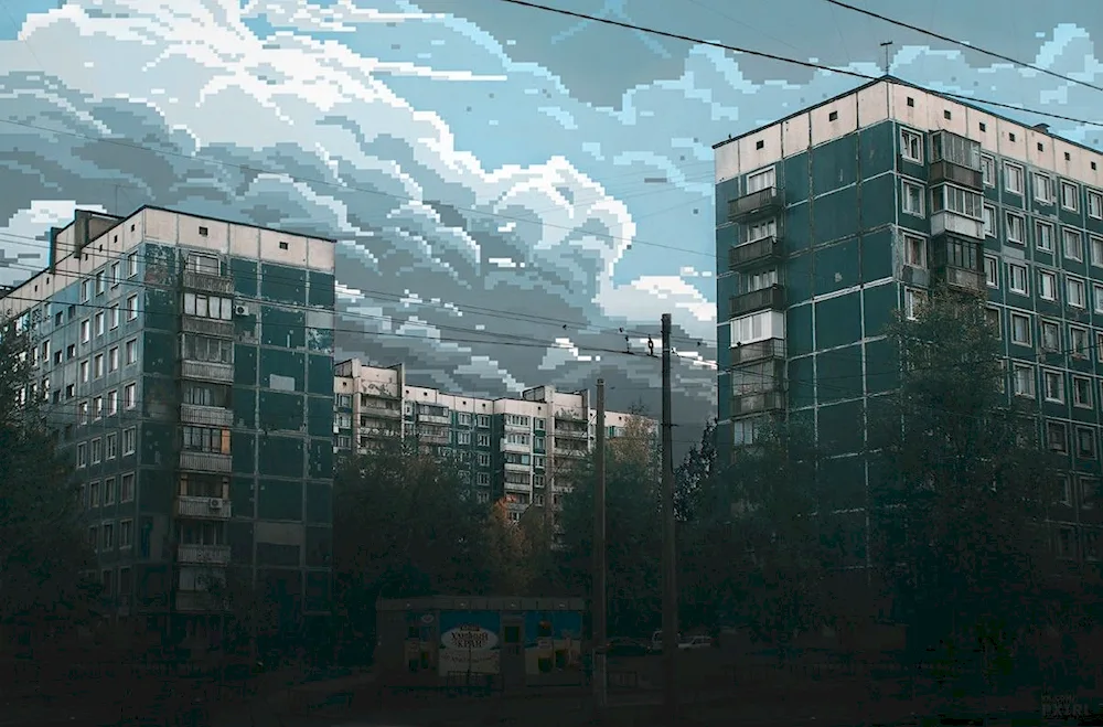 Sunset of multi-storeys