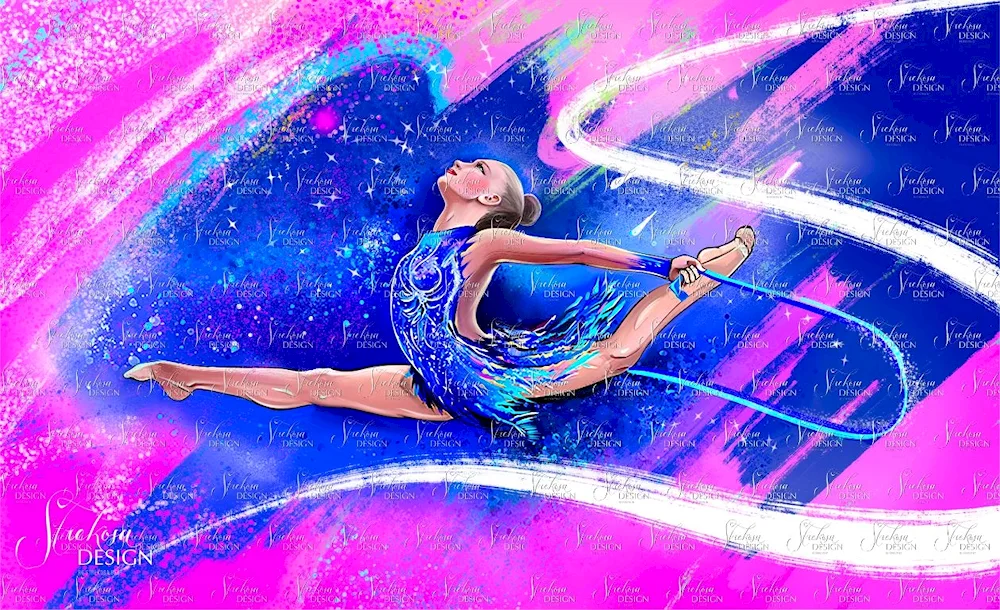 Rhythmic gymnast Dina Averina