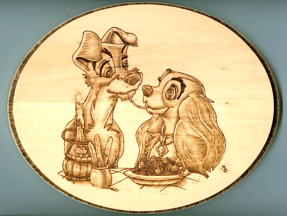 Woodburning board