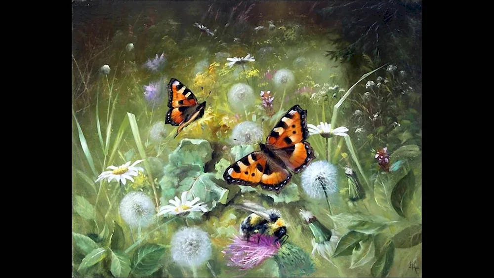Photoboard butterflies