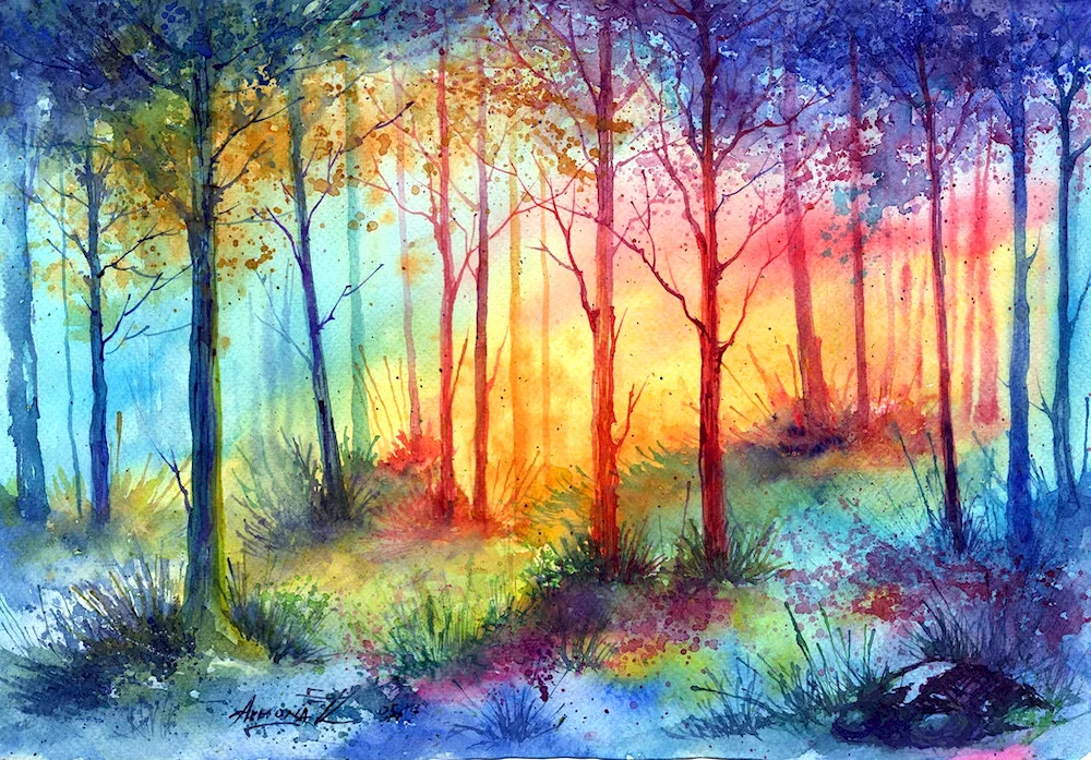 Gouache Paintings