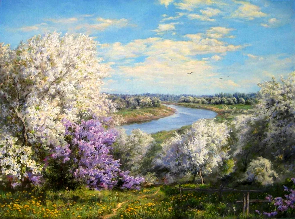 Artist Ekaterina Kalinovskaya landscape