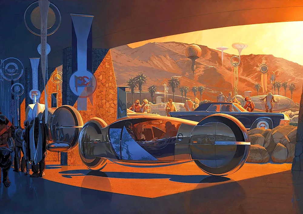 Futurist artist Syd Mead