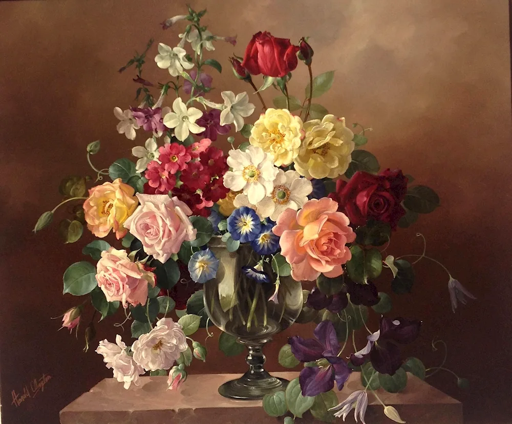 Painter Harold Clayton