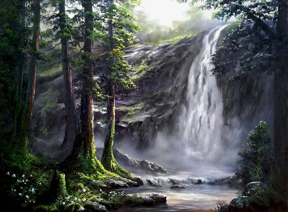 Painting by Ken Hong Leung
