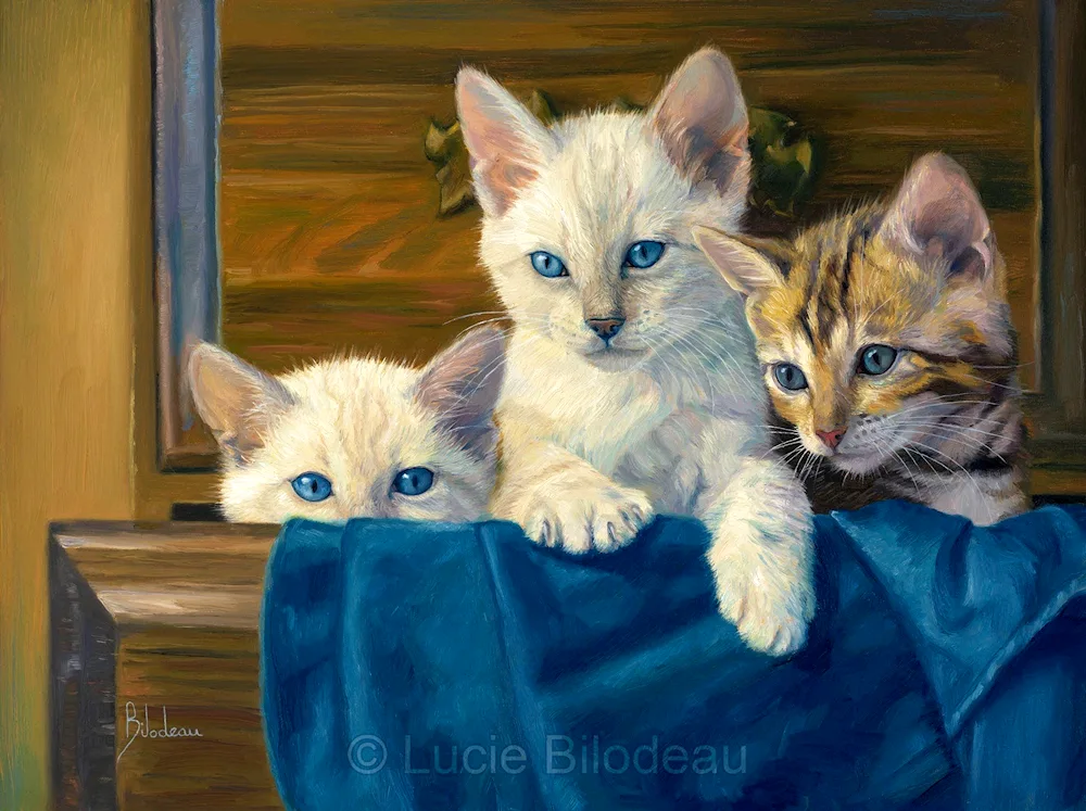 Artist Lucie Bilodeau paintings