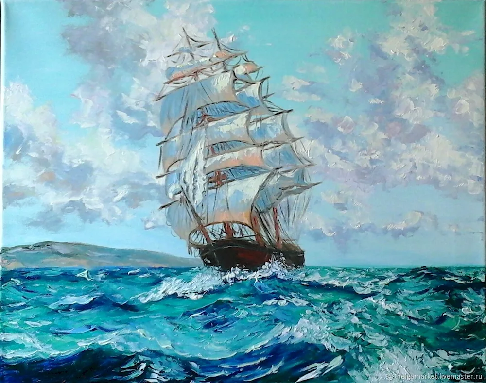 Marine artist James Brereton