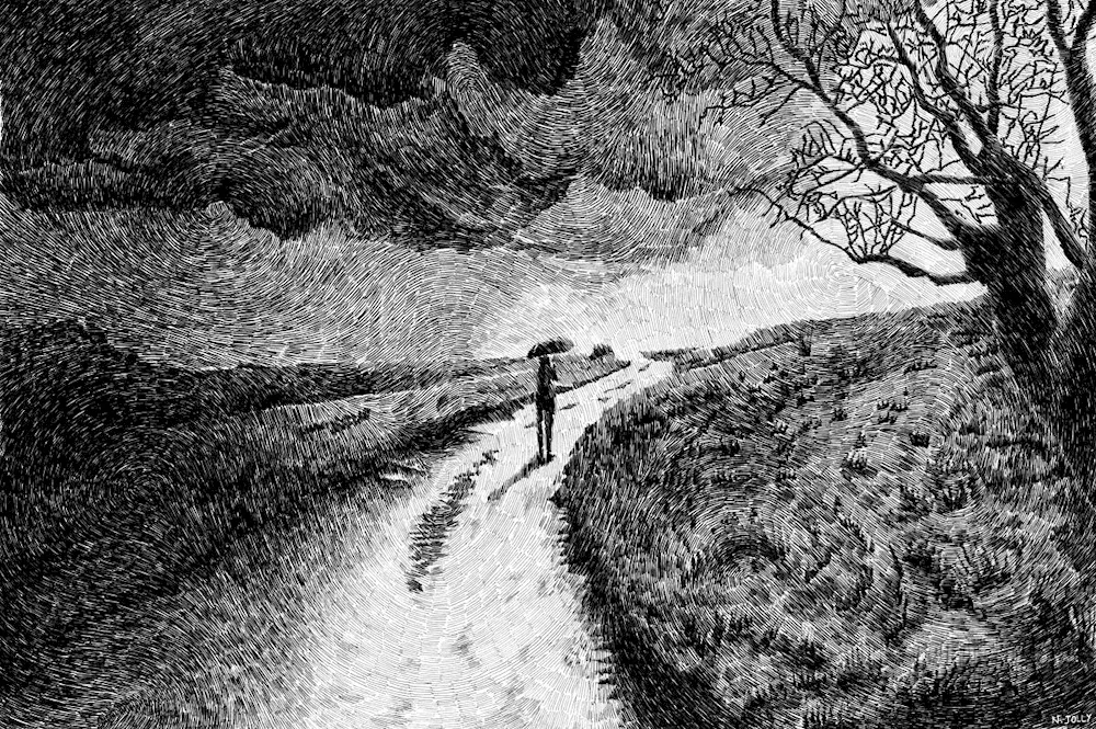 Pencil Sketches Landscapes