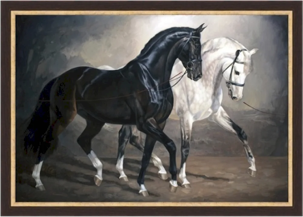 Jim Warren paintings of horses