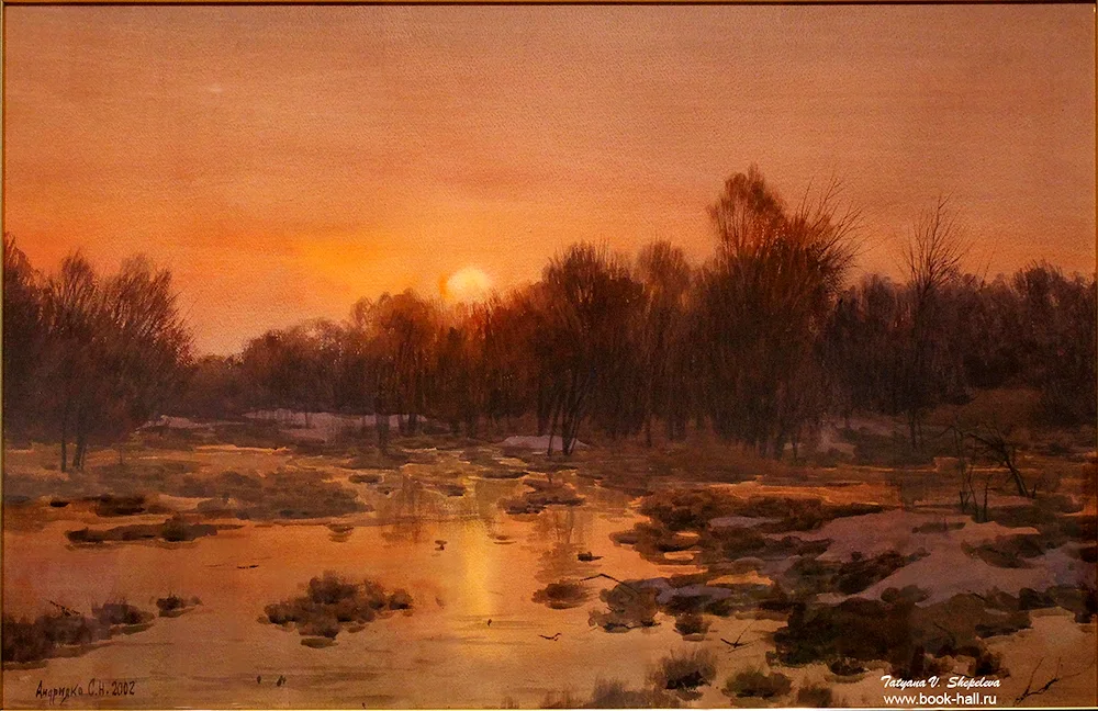 Artist Sergei Andriyaka paintings landscape