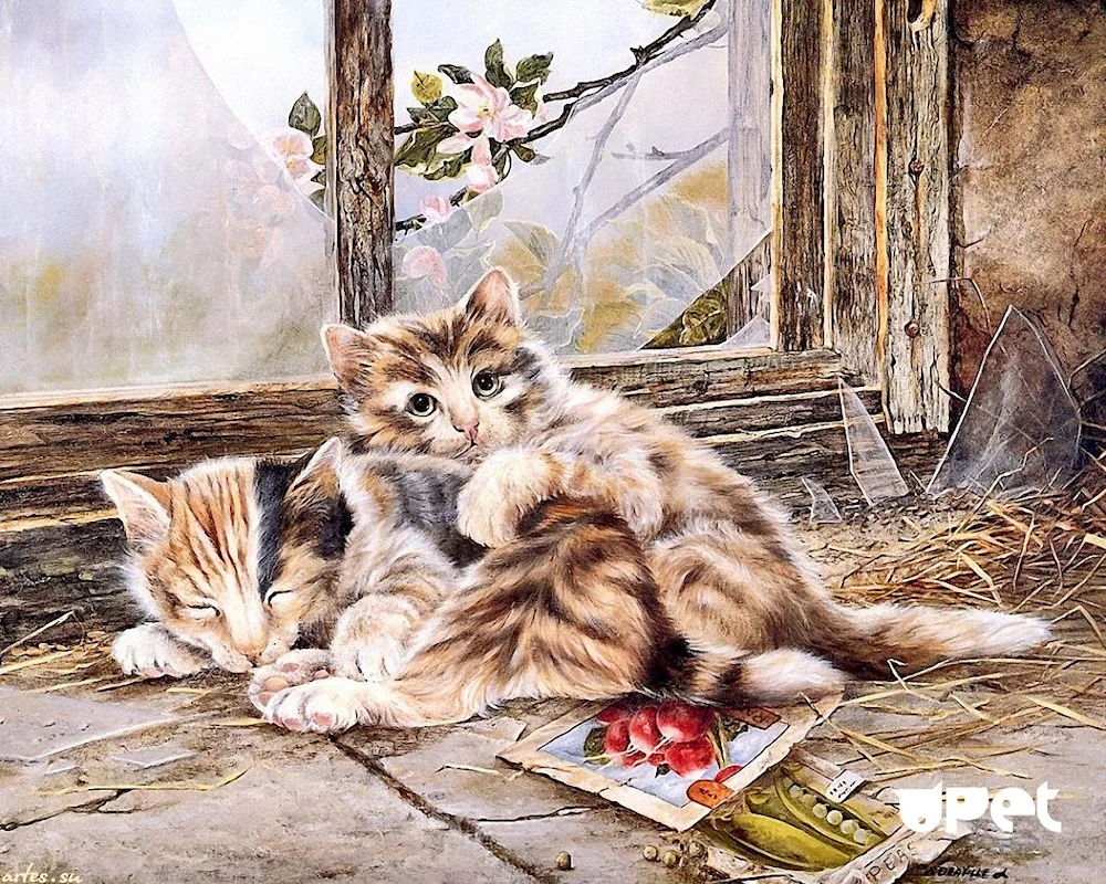 Paintings by Irina Garmashova Cats