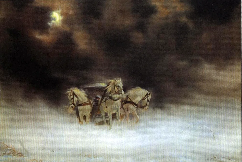 Artist Slavic artist Yuri Sergeyev