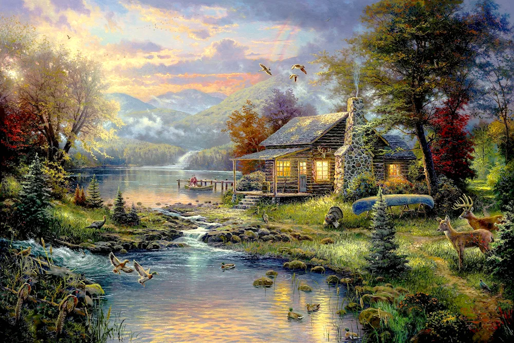 Painter Thomas Kincaid