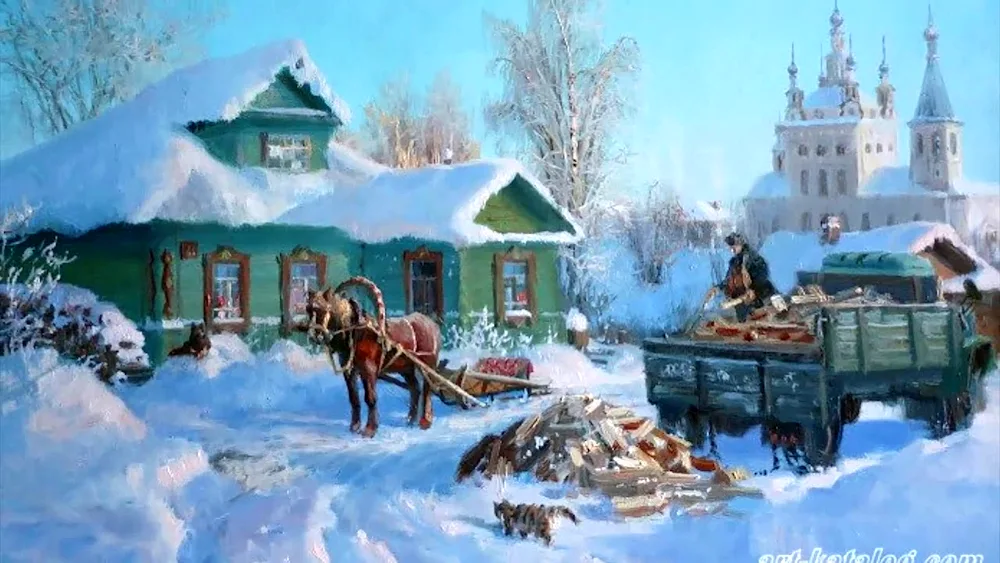 Artist Vladimir Zhdanov Pskovo Pechersk Monastery