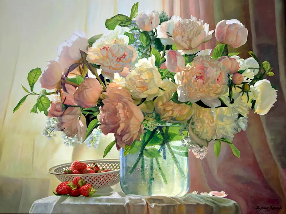 Ludmila Kostyuchenko Photography Still Life Peonies