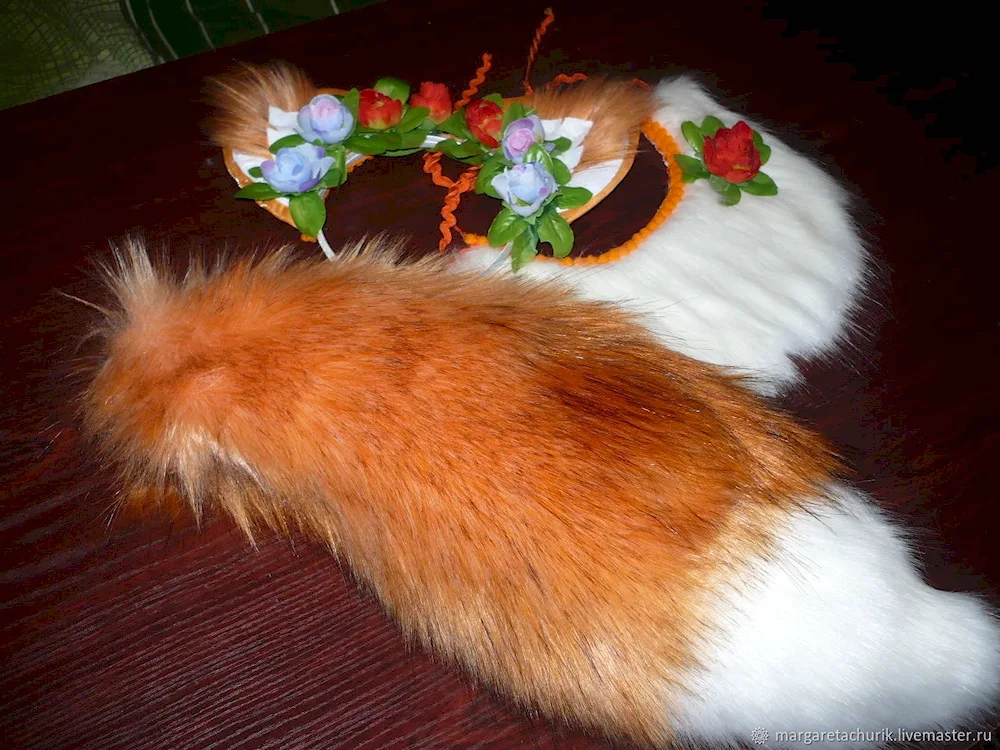 Squirrel tail for costume