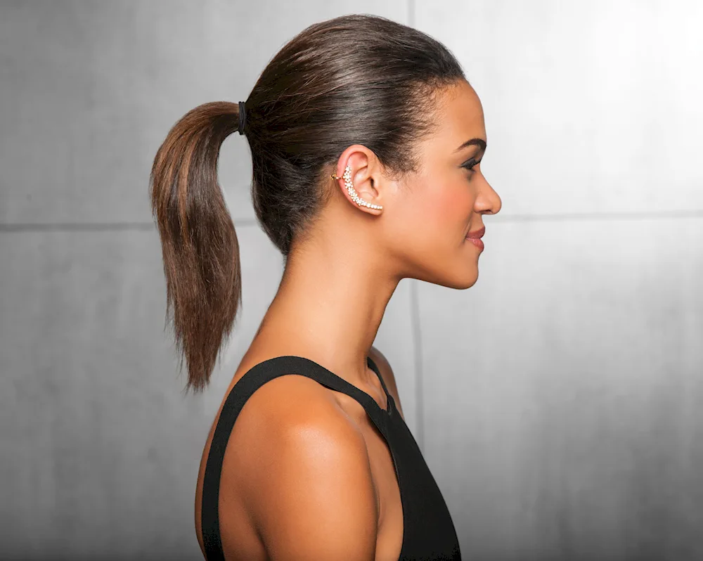 Ponytail hairstyle
