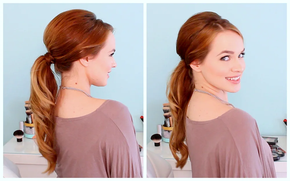 Ponytail hairstyle