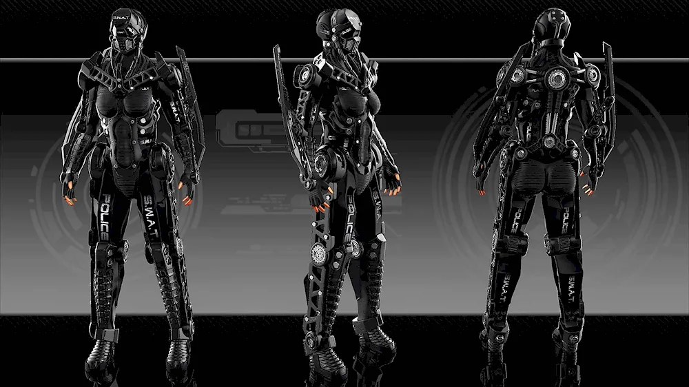 Cyberpunk 2077 exoskeleton