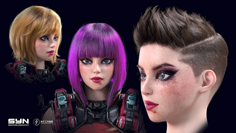 Cyberpunk hairstyles