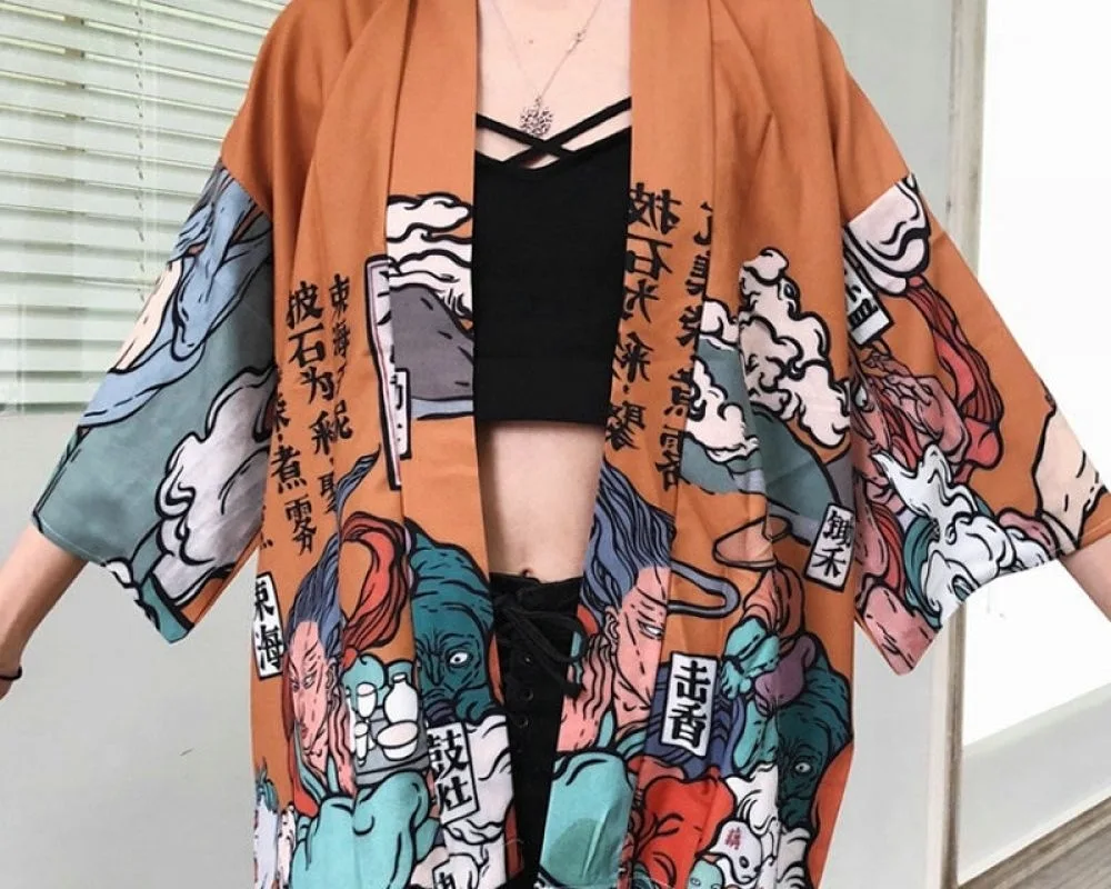 Kimono yukata haori