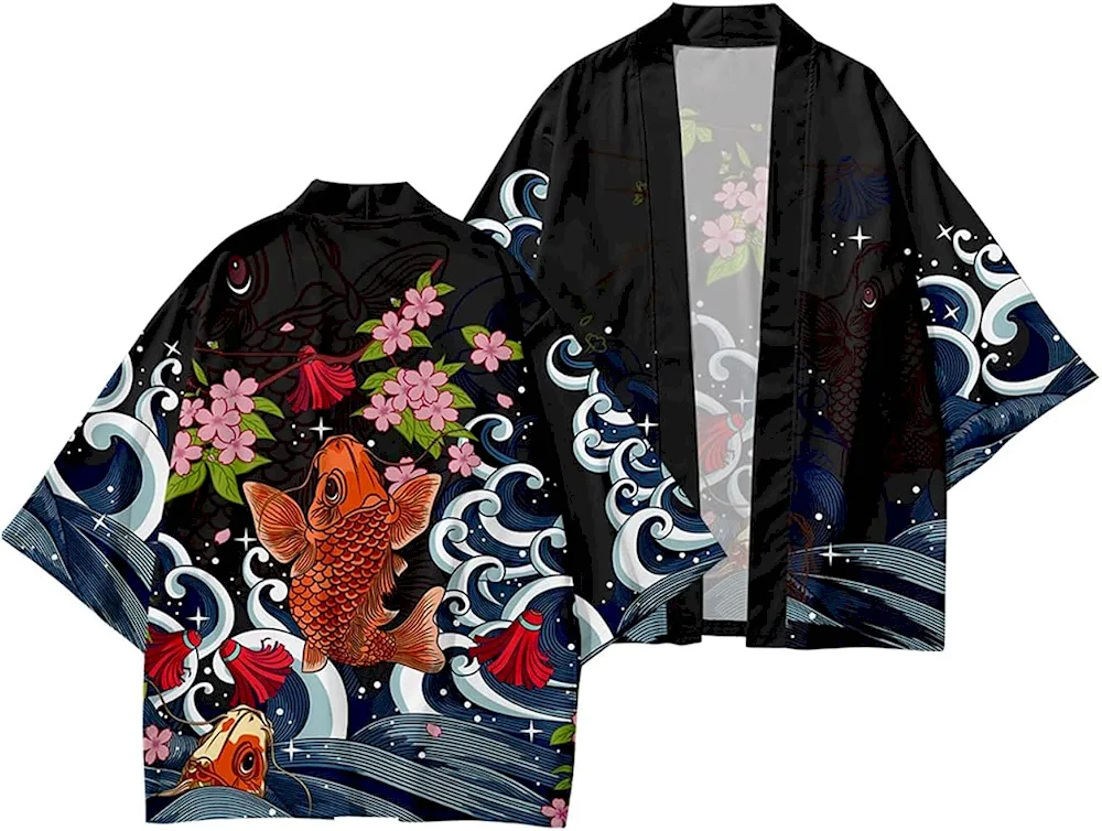 Kimono cardigan men's Harajuku