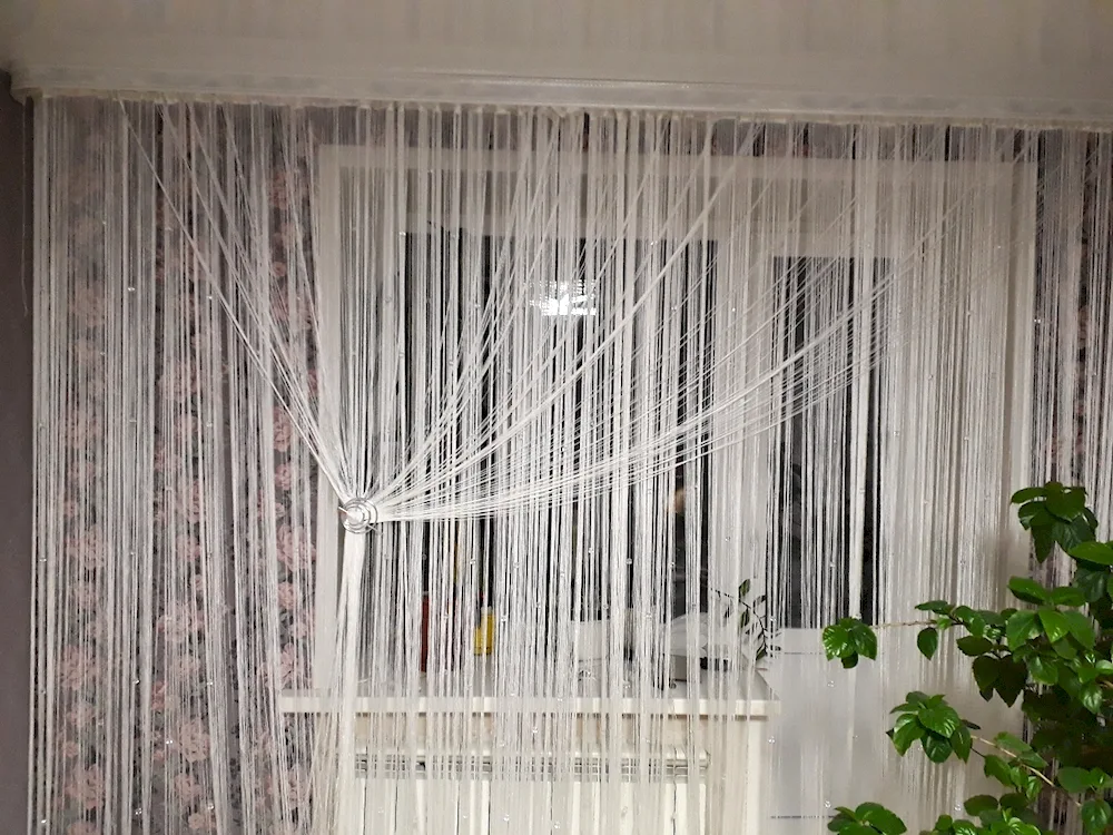 Burgundy curtains