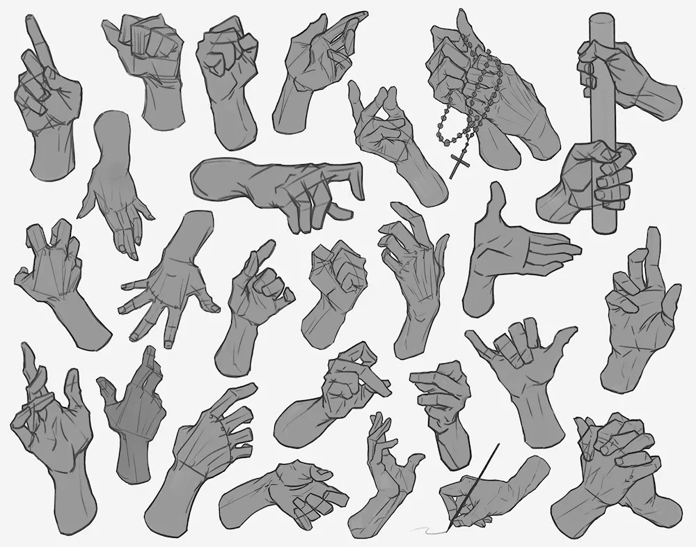 Hand hand reference