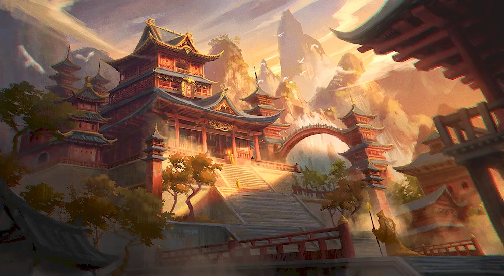 Chinese style background