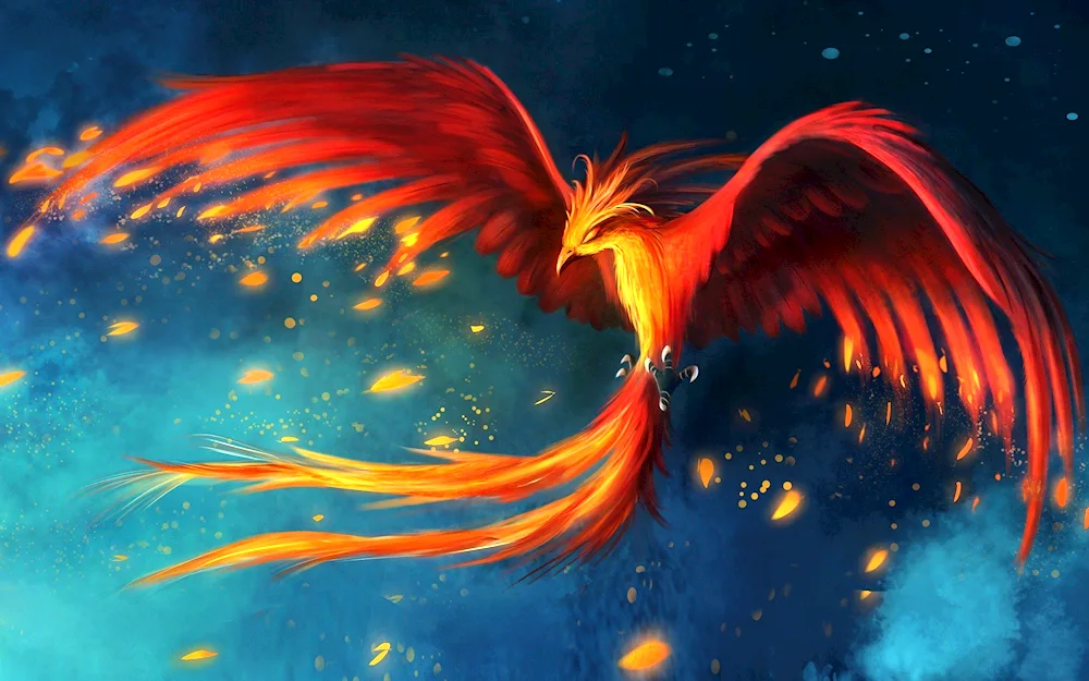 "Phoenix Bird. ‘Finist - Clear Falcon"