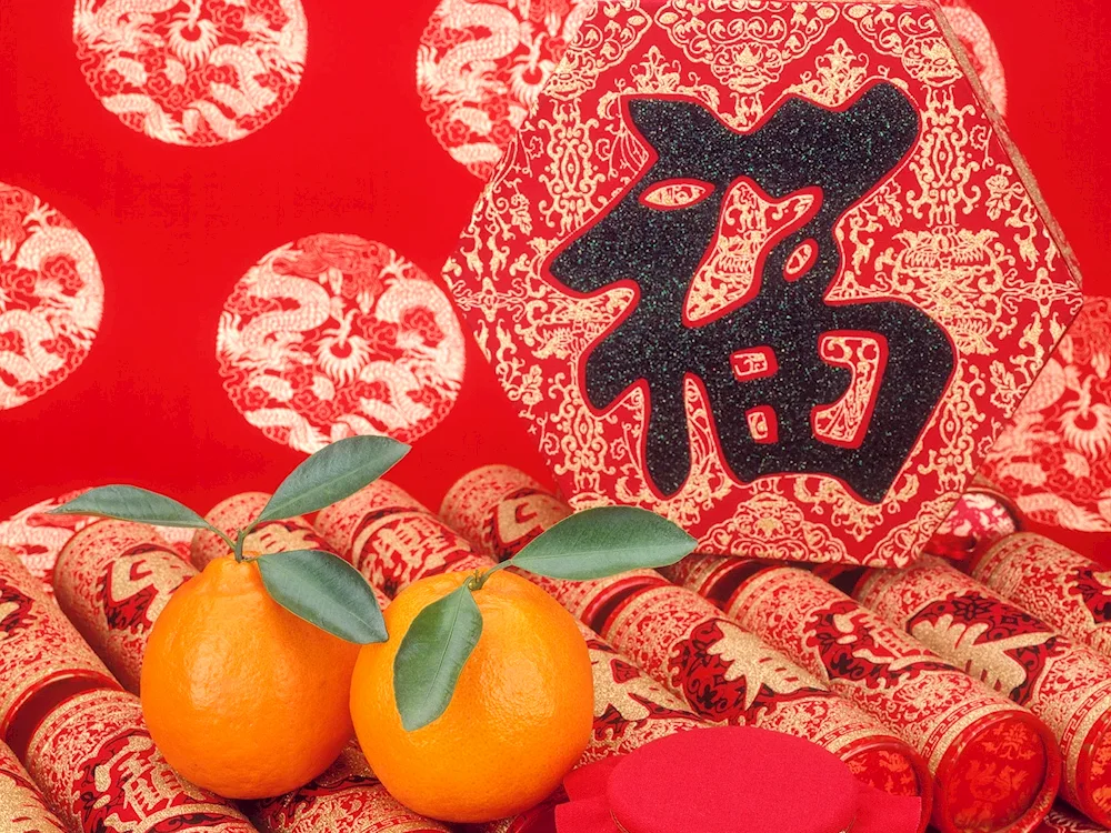 Chinese New Year tangerines