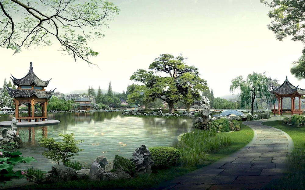 Chinese Garden Landscape Park