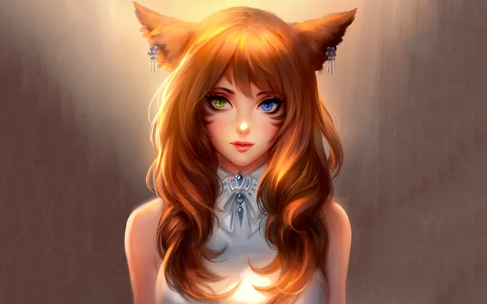 Girl and Fox