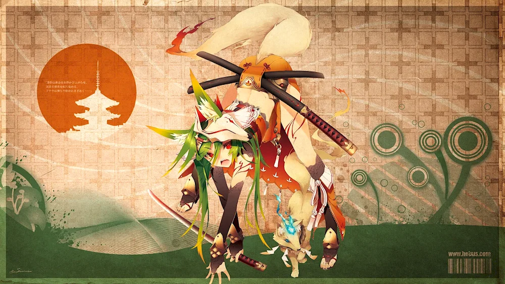 Kitsune yokai Fox