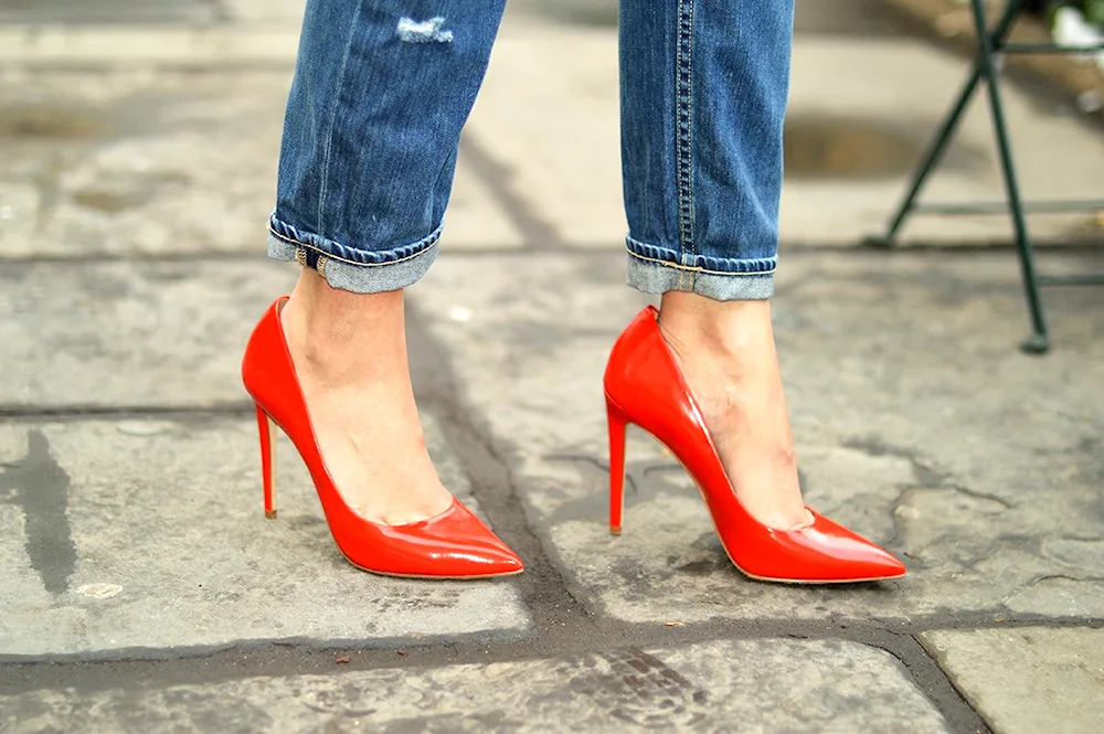 Red shoes