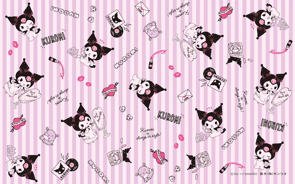 Kuromi Melody and Hello Kitty