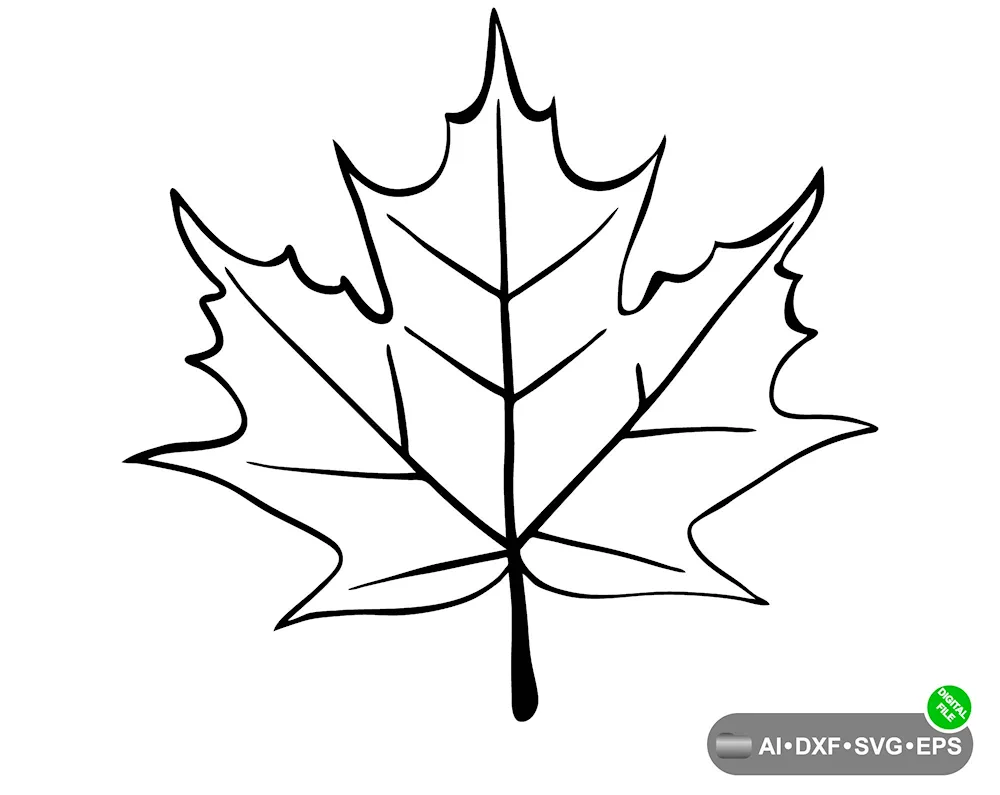 Maple Leaf Templates for Cutting