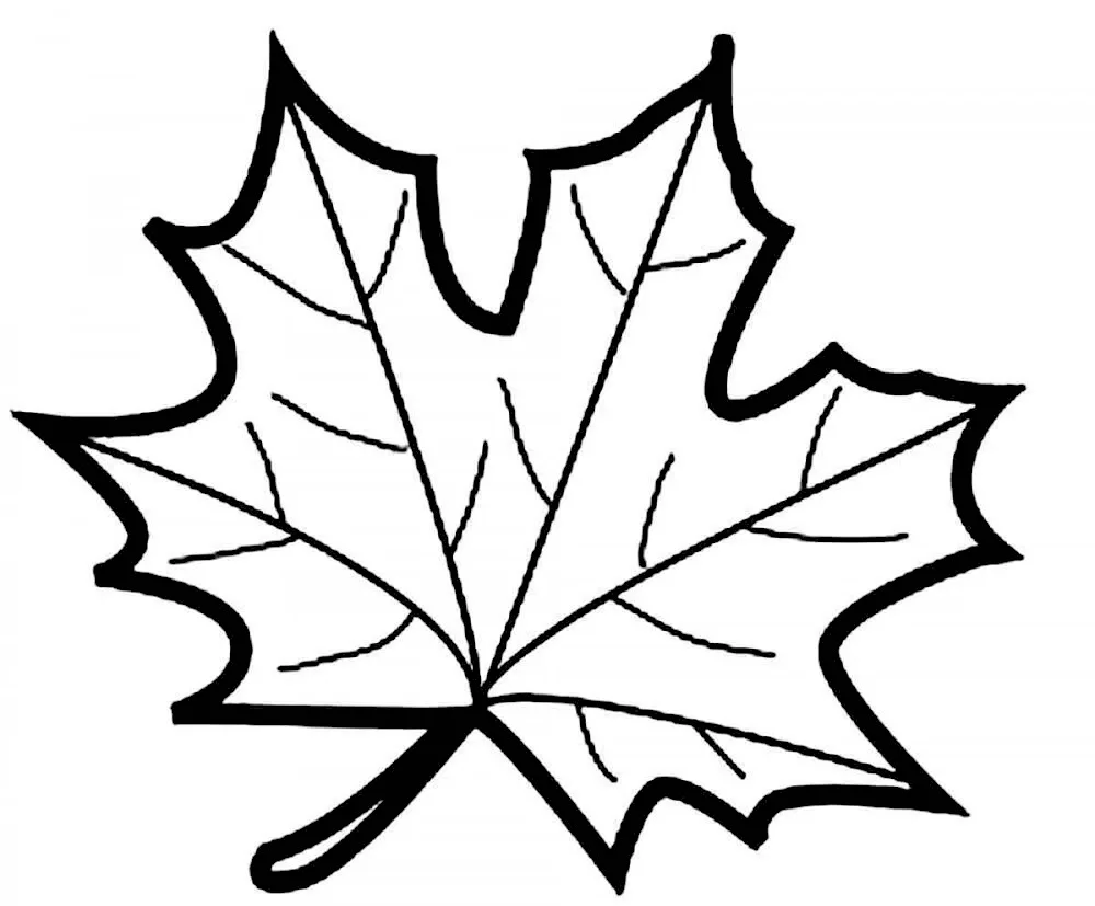 Maple Leaf Stencil