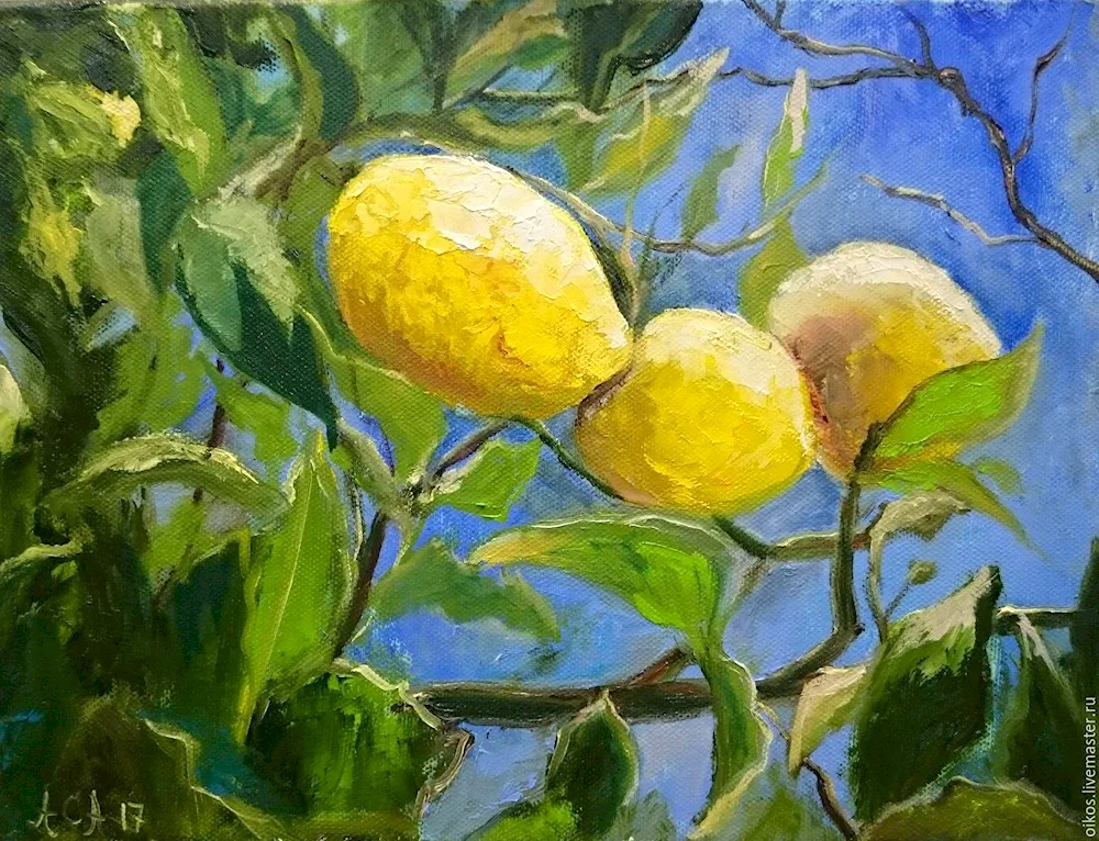 Claude Monet lemons