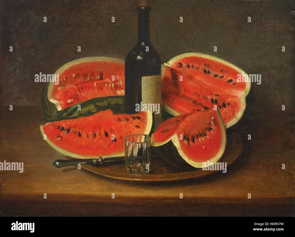 Claude Monet still life with melon